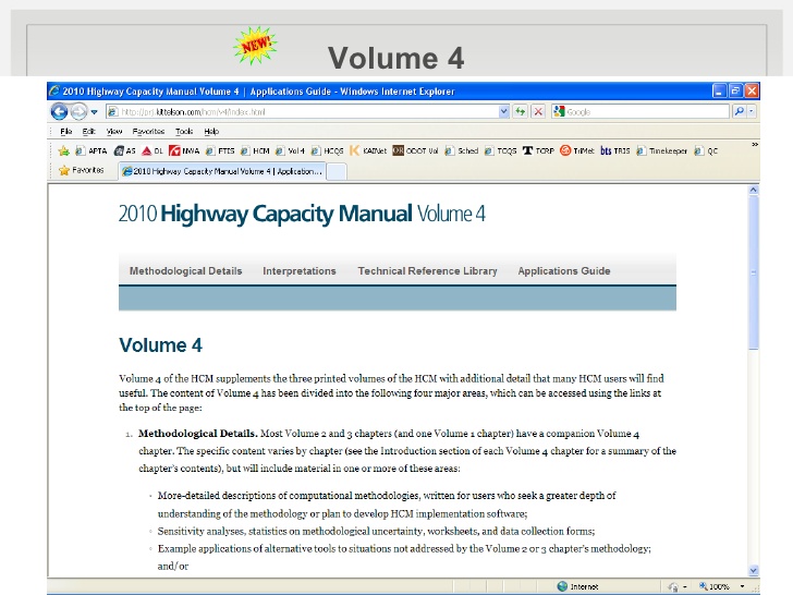 highway capacity manual 2010